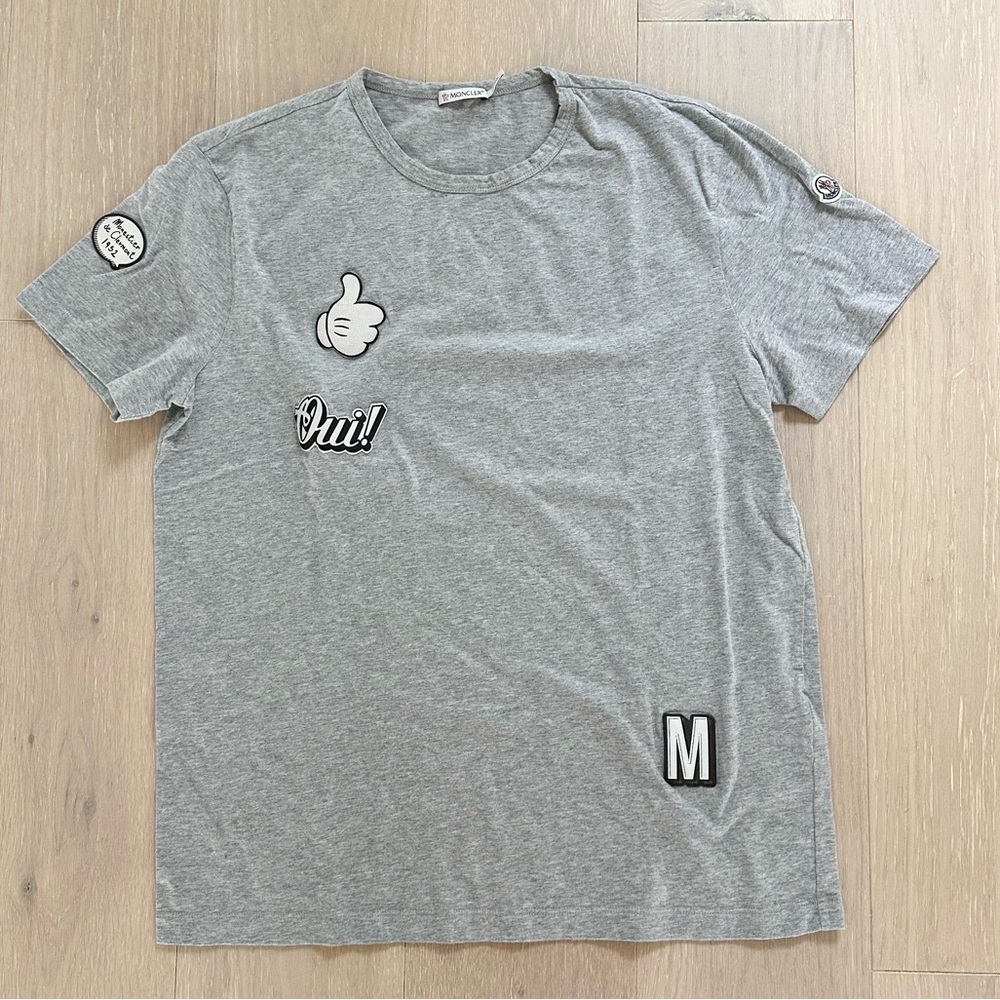 MONCLER Oui T-Shirt Gray - M